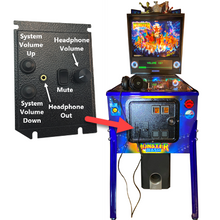 Load image into Gallery viewer, PinPAC 7 PB-MAC CG3 Headphone Kit for Chicago Gaming Systems with "H" Door
