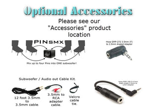 PinPAC 4 MAC SPIKE/SPIKE2 Headphone Kit with Mute for Stern SPIKE & SPIKE2 Systems