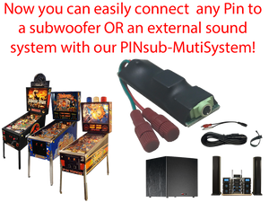 PINsub Subwoofer Kit - Multi System