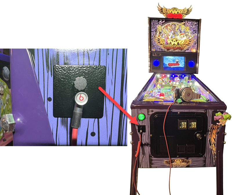 PinPAC TH2 Headphone Kit for Stern Spike 2 Systems (No coin door requi