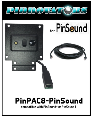 PinPAC 8 PinSound Headphone Kit for Williams, Bally and other Systems