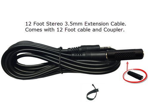 Subwoofer Cable Kit: 12 Foot Extension